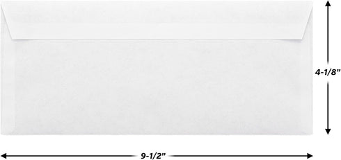 Mead Envelopes, Letter Size #10, Security Tinted Self Seal Envelopes, 4-1/8 x 9.5”, 200 per Pack (742020)