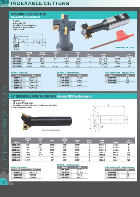 HHIP 1/2-1-3/4 Inch Indexable Countersink & Chamfer Tool, 82 Degree