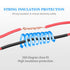 20 Ft 3/8" Dual Wall Black Heat Shrink Tubing, 20 PCS, No Wrinkle Electrical Shrink Tube for Wires, Marine Grade