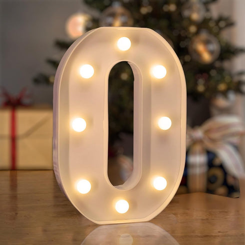 QEOCP Light Up Letter O, LED Marquee Sign 26 Letters and 10 Numbers,