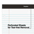 by STAPLES 8.5 11.75, 3Pack STAPLES Notepads, x Narrow Ruled, White