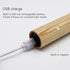 Closet Pack 2 Chilvane Motion Sensor Light Indoor Night Light Wall Sconce Wooden Rechargeable Portable Magnetic Battery