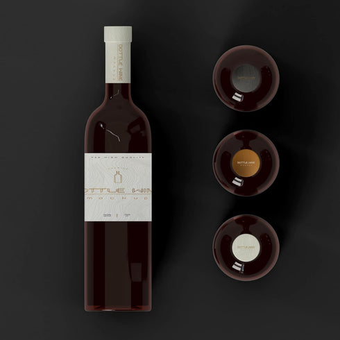 Mr-Label 4” x 3-1/3” Waterproof Matte White Wine Label, for Inkjet & Laser Printer