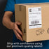 Premium Label Supply White Sticker Half Sheet Labels – 8.5" x 5.5" – 25 Sheets (2 per Sheet) - 50 Total Adhesive Labels