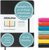 Journal Notebook Lined Classic Hardcover, 5.7 x 8 inches, 160 Pages, 100GSM Thick Paper, Black