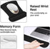 MOSISO Keyboard Mouse Pad Set, Large Gaming Mouse Pad with Wrist Rest & Coaster, Ergonomic Non-Slip Mousepad, Black