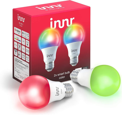 innr Smart Light Bulbs, A19 Zigbee, Works with Philips Hue* and Alexa