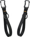 DELSWIN Heavy Duty Wristlet Keychain Lanyards with Carabiner and Key Ring - Black