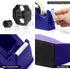 Heat Tape Dispenser, Masking Tape Holder, Fits 1" and 3" Core, Desktop Tape Dispenser (Blue)