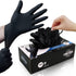 FINITEX Black Nitrile Disposable Medical Exam Gloves, 100/1000 PCS Powder-Free Latex-Free Food Gloves