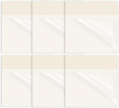 M&G 300 Sheets Transparent Sticky Notes, Waterproof Self-Adhesive Translucent Pads for Books Annotation School Office.