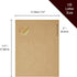 Round Kraft Labels Stickers, Printable Paper Brown Color, 2 Inches, Pack of 240 Labels - 20 Sheets