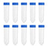 PATIKIL 50ML Plastic Centrifuge Tubes, 100 Pcs Leak-Proof Test Tube Container with Blue Screw Caps
