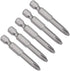 uxcell 5 Pcs 6mm PH2 Magnetic Phillips Screwdriver Bits, 1/4 Inch Hex Shank, 2-inch Length S2 Power Tool