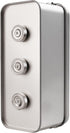 Upgraded Metal Magnetic Key Holder for Car, Waterproof Magnetic Key Box, Hide a Key Outside, Silver