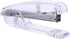 Tofficu 1pc Silver Stapler, Plastic Desktop Stapler, Heavy Duty, One Touch Stapler, Manual Stapler for Office