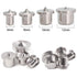 16 Pcs Wood Dowel Tenon Centers, Dowel Pin Center Point Woodworking Alignment Tool, Set of 4