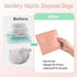 100 10.6 5.9 Inch PCS Sanitary Napkin Disposal Bags, Feminine Hygiene Disposal Bags for Tampons and Pads, Block Odors