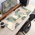 Green Simple Cat Desk Mat, Cute Long Mouse Pad for Laptop Gaming, Office Decor Accessories (31.5x11.8In)