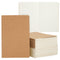 Paper Junkie 24 Pack Blank Journals for Kids, Bulk Sketchbooks for Students, A5 Kraft Paper Notebooks