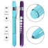 Aokin Pen Light with Pupil Gauge, Reusable LED Penlight Medical for Doctor Nurse Diagnostic etc, White Light, Sky Blue