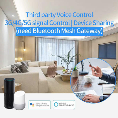 5in1 LM053 Bluetooth Mesh PWM LED Controller, SmartLife TuyaSmart APP Control for Dimming RGB LED Strip