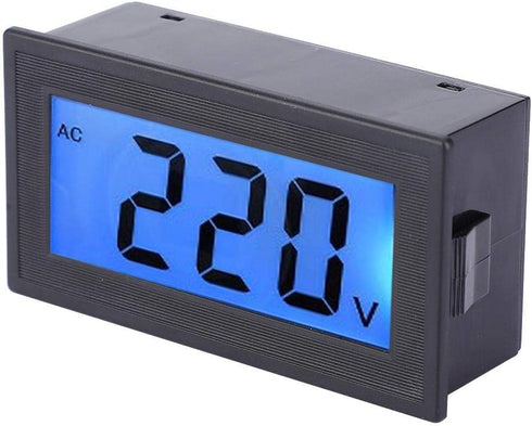 YB5135DB AC80-500V Two Wires Mini Digital Voltmeter Panel with LCD Display, Voltage Monitor Tester Gauge