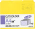 Kokuyo Individual Folder 1/3 Cut A4, Yellow, 6 Books Pack A4-3FS-Y