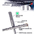 SDS Plus Hammer Drill Bit 3Pcs 5/16 in. x 6 in. for Masonry Concrete Rock