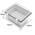 150x150x90mm Plastic Waterproof Junction Box, Project Box with Hinged Shell Plastic Latch, Universal IP67 Electrical Project Enclosure Box with PC Clear Cover 5.9x5.9x3.5inch