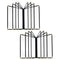 2Pack Menu Covers 8.5x11 inch - 16 View Clear PVC Menu Covers