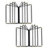 2Pack Menu Covers 8.5x11 inch - 16 View Clear PVC Menu Covers