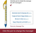 Recovery Pens, 3rd Step/7th Step/Happy Joyous Free Pen Trio, Rotating Message 6 Pen Set