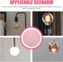G9 4.72 Inch POPETPOP Globe Lamp Shade Replacement for Pendant and Ceiling Lights Thread Decorative Round Lampshade