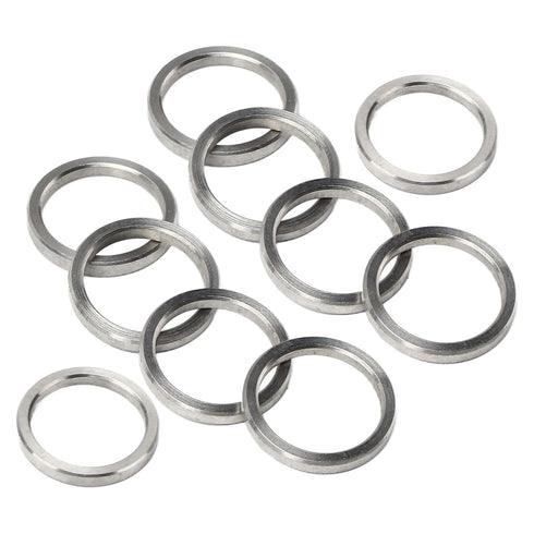 10Pcs Metal Washer Assortment, Stainless Steel Hardware Accessory Part Set Kit, 15mm OD 12mm ID Washer Set