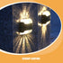 2pcs FRCOLOR Solar Wall Sconce Lights Warm White Waterproof Outdoor Solar Powered Lighting for Garden Patio Yard Fence