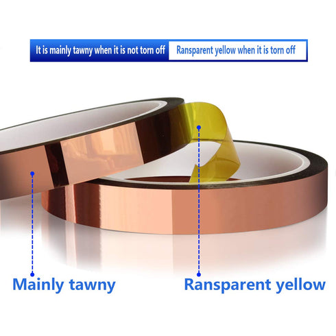 Heat Tape for Sublimation Transfer, Heat Resistant Adhesive Transfer Tape, No Residue, 6 Rolls 10mm x 33m (108ft)