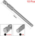 uxcell 10 Pcs H4 Magnetic Hex Head Screwdriver Bits, 1/4 Inch Hex Shank 2.95-inch Length S2 Power Tools by uxcell