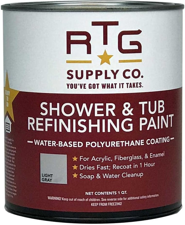 RTG Shower & Tub Refinishing Paint (Light Gray)