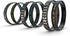 Inkstone 6-Pack Motivational Silicone Wristbands - Success, Achieve, Focus - Adult Unisex Size for Men Women