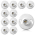 JOUTYFOR 10 Pack Lamp Holder E26 Medium Base White Ceiling Light Bulb Sockets