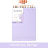 Yoment Top Spiral Notebook, Hardcover Steno Pads, 240 Pages, 7"x10", College Ruled, Left-Handed Notebooks, Purple