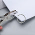 Yamlnke 1 Inch Set (10) Loose Leaf Binder Rings, Key, Flash Cards, Book and Paper Ring, Nickel Plated Metal, Silver