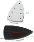 AureateLiving 100X150mm 7 Triangle Sanding Pad With Holes, EVA Backing Pad For Triangular Sander, Quick Change Abrasive