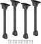 uxcell Folding Table Legs, 4pcs 20cm(8") Metal Foldable Table Furniture Legs Laptop