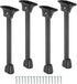 uxcell Folding Table Legs, 4pcs 20cm(8") Metal Foldable Table Furniture Legs Laptop