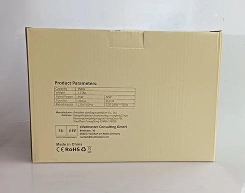 KECOOLKE Ultrasonic Jewelry Cleaner, 750ml Sonic Cleaner with Digital Timer for Eyeglasses, Rings, Coins, Silver,