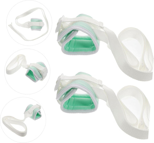 2Pcs Padded Hospital Wrist Support Elastic Hands and Feet Securing Belt for Patient Care Secure Bundling for Bedridden