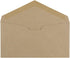 JAM PAPER Monarch Premium Envelopes, 3 7/8 x 7 1/2, Brown Kraft Paper Bag, 50/Pack