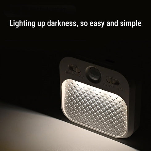 Eminchu Dimmable Closet, LED Night Light, Motion Sensor Lighting, Rechargeable Staircase Light with Adjustable Modes